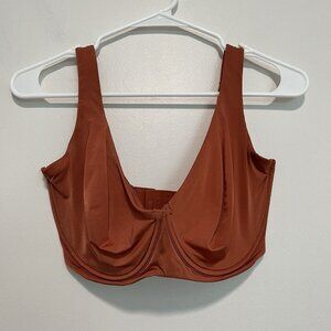 CUUP The Scoop Orange Underwire Bra Size 34H